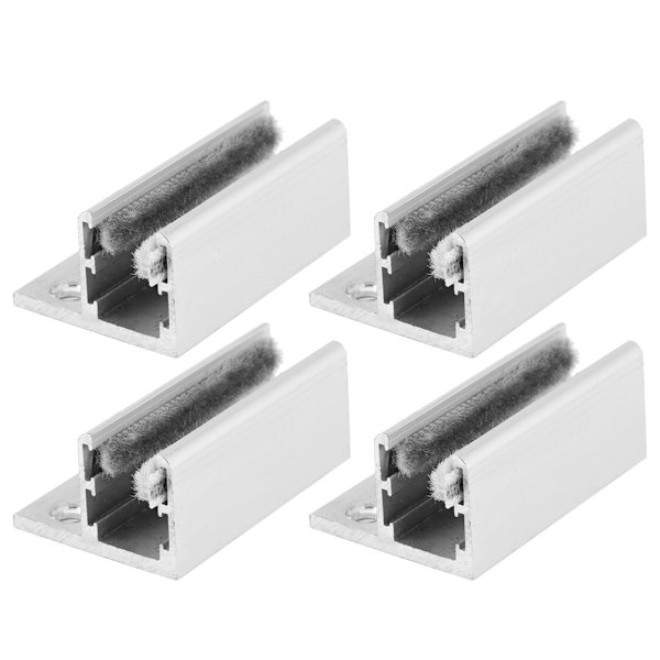 4 PCS Door Floor Roller Guide Swing Stopper Positioner Adjustable Wheel for Automatic Induction Door