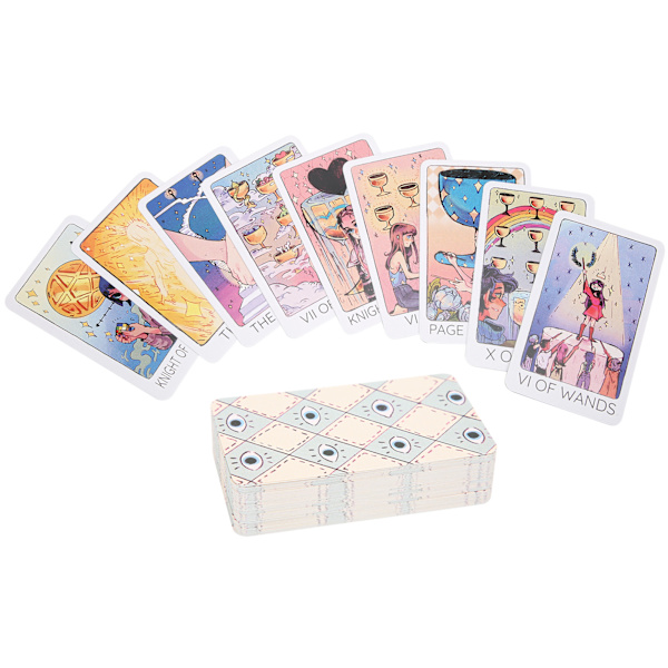 Kobbertrykpapir Tarot Spådomskort Interaktive Brætspil Kort Tarotkort