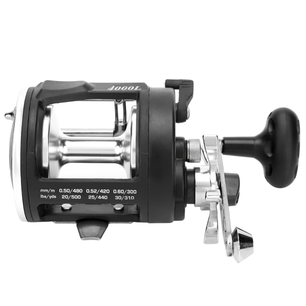 TSSD metall fiskesnelle 3.8:1 hastighetsforhold 1BB Baitcasting fiskehjul tilbehør TSSD‑4000L