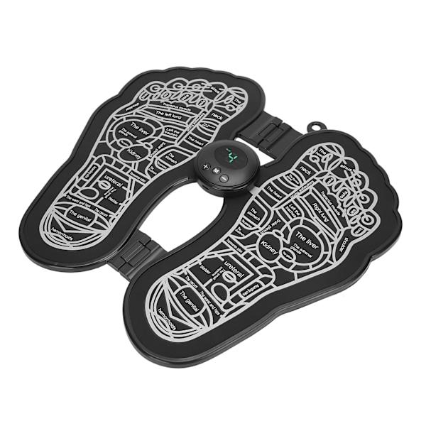 Genopladelig EMS fodmassagepude Foldbar justerbar fodmassagestimulator