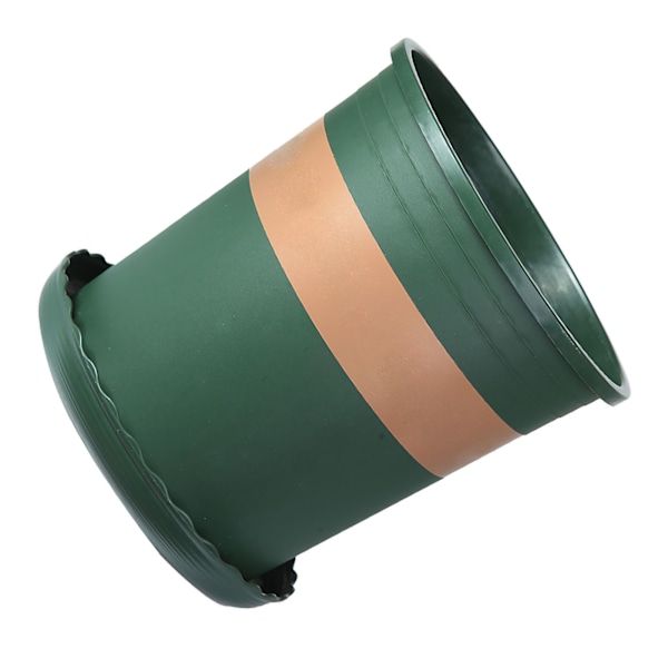 Plantepotte Gallon Potte PP Multifunksjonell Rund Planting Plante Transplantasjon Perforert Plastblomsterpotte Grønn Potte 5 Gallon 11.02x12.20x8.66in