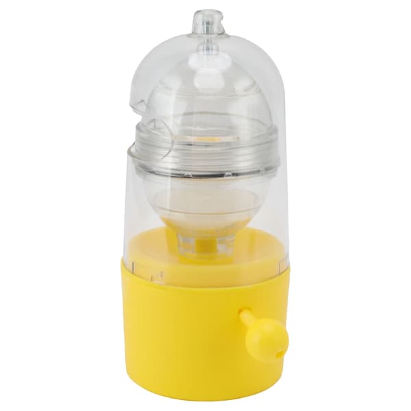 Egg Spinner, Pull Rope Drive Detachable Plastic Dishwasher Washable Manual Golden Egg Shakers