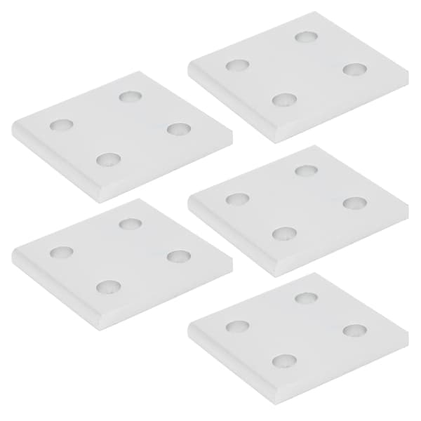 5 stk 4-huls vertikal forbindelsesplade til samlingsplade til aluminiumprofiler 2040