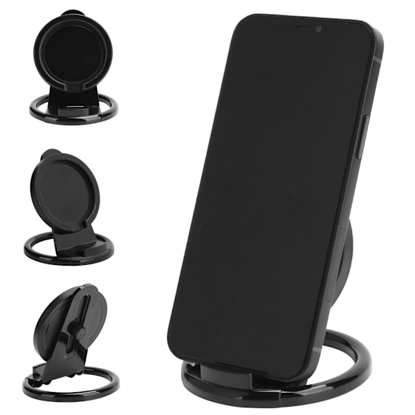 Trådløs opladerstand Magnetisk opladerpudeholder til iphone 12 Mini/11 Pro Max/Xs/Xr/X/8Sort