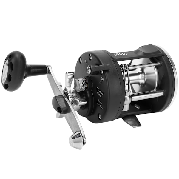 TSSD metall fiskerulle 3.8:1 hastighetsförhållande 1BB Baitcasting fiskehjul tillbehör TSSD‑4000L
