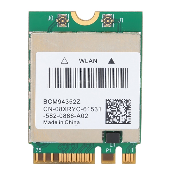 Trådlöst Wifi-kort Dubbelbands Datortillbehör Wlan-adapter BCM94352Z NGFF M.2