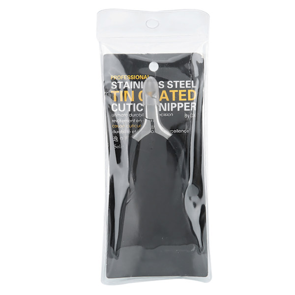 Rostfritt stål Nagelband Nipper Cutter Nagelband Remover Nagelmanikyr Verktyg Svart