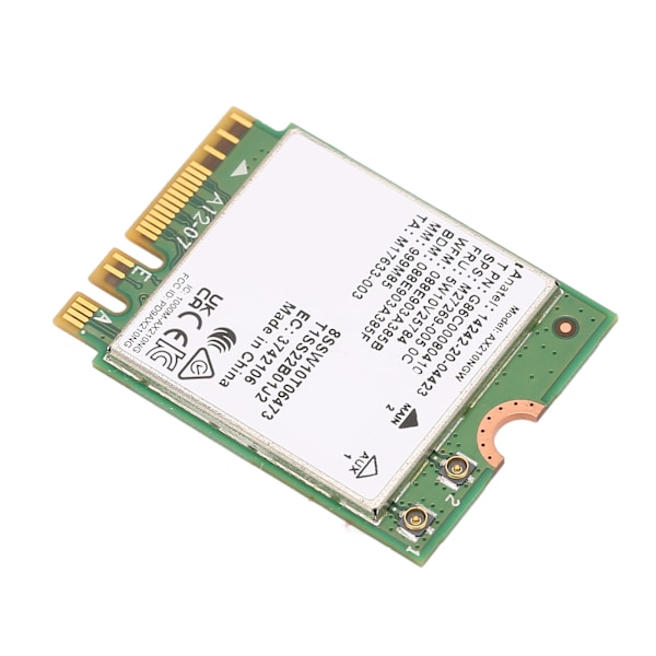 NGFF netværkskort AX210 Standard NGFF M2 tri-band 2.4G 5G 6G BT 5.2 MU MIMO WIFI6E netværkskort