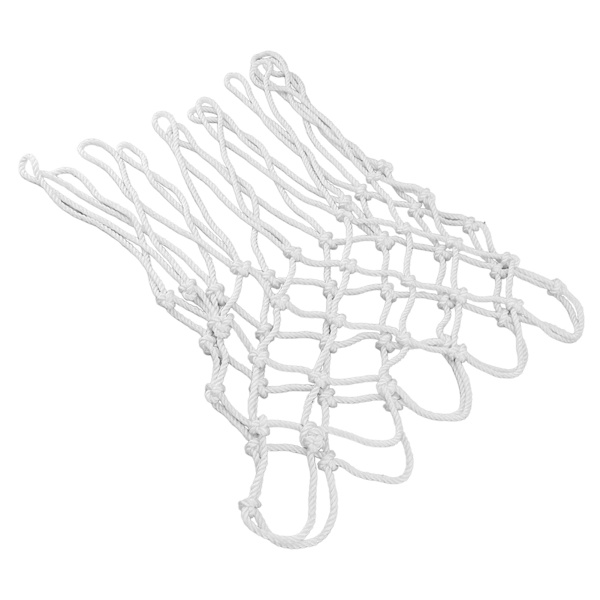 Basketnett All Weather Anti Whip Passer Standard Innendørs Utendørs Felger Profesjonelle Basketnett Polyester Hvit