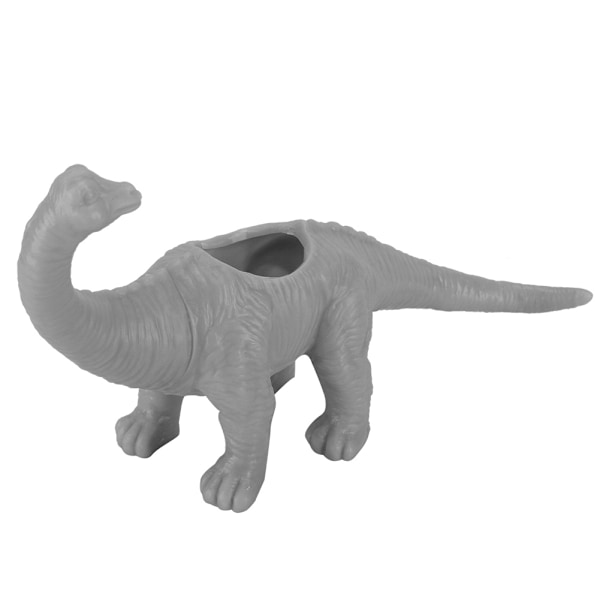 Dinosaur Blomsterpotte Kaktus Sukkulenter Plantepotte Havedekoration (Grå)
