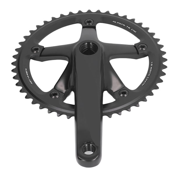 Aluminiumlegerings 144 BCD 48T Single Speed ​​Kranksæt Cykel Krankarmsæt Sort