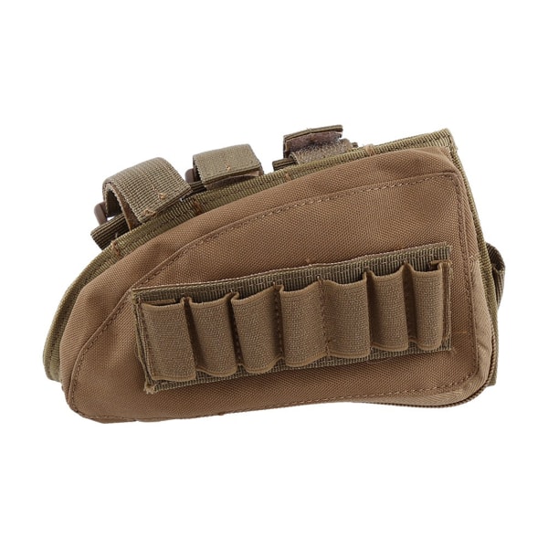 Nylonkivääri ammustaskun pidike Metsästyshaulikko Shotgun Cheek Pouch (khaki)