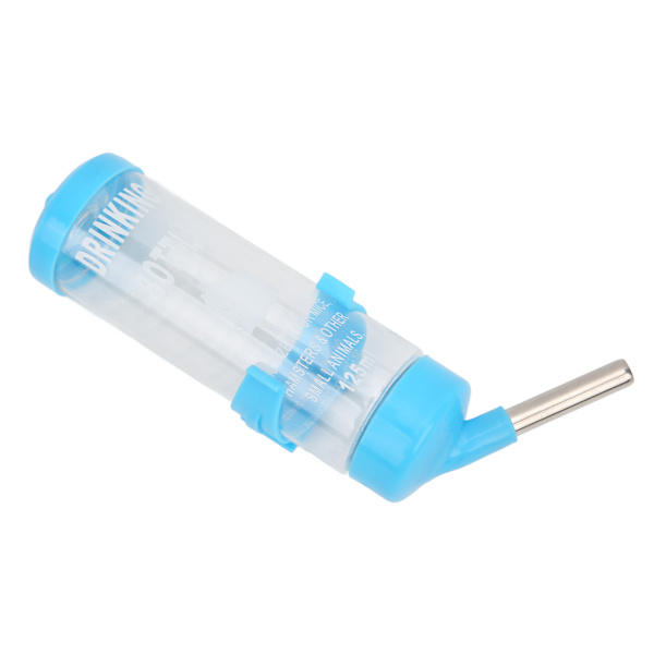 Hamster Vattenflaska Dispenser Automatisk Droppande Dricksfontän för Hamster för smådjur Blå 125ML