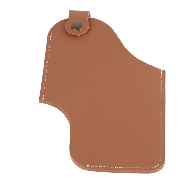 Retro PU læder telefonhylster professionel stilfuld beskyttende mobiltelefon bæltetaske hylster cover etui til bælte brun L