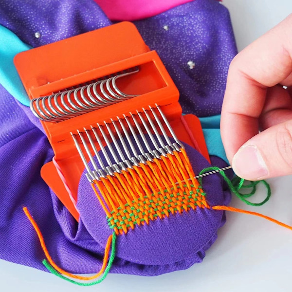 Mini Loom Vevstålsett Husholdningsvevstol Vevståltampingsmaskin Speed ​​Weave Tamping Machine
