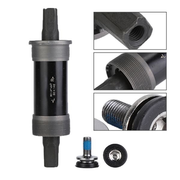 Sykkel firkantet avsmalnende gjengede bunnbrakett BSA for Fat Snow Bike 80*142mm