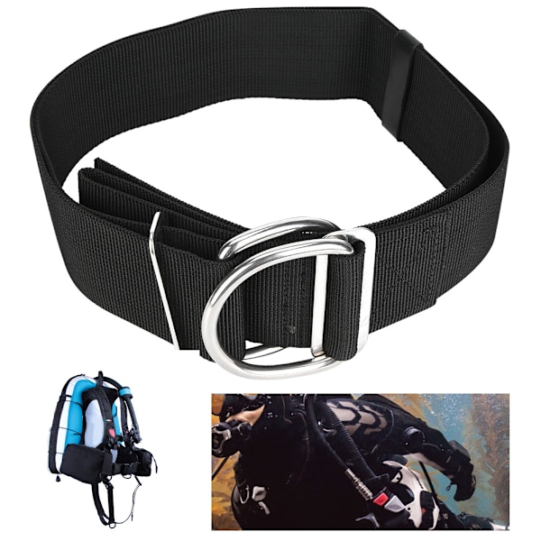 KEEP DIVING KD-938 Bälte Webbing rem för Scuba Diving Backplate med spänneKD-938