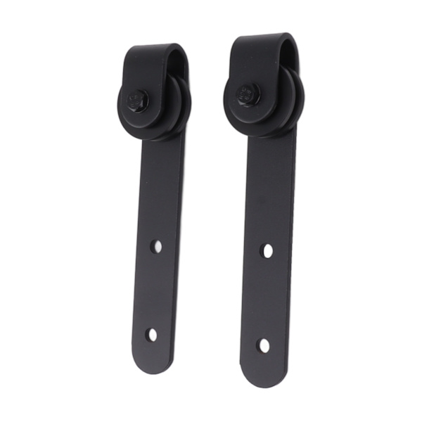 Kolstål skjutbar ladugårdsdörr Hardware Kit Ladugårdsdörr Upphängningsskena hårdvara för skåp