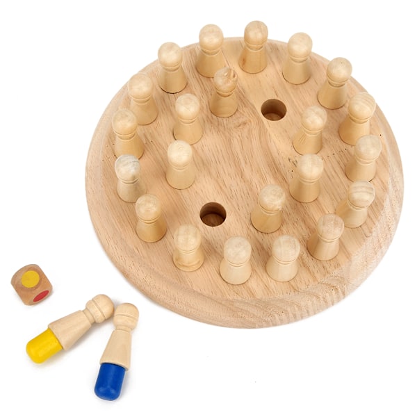 Træ Memory Match Spil Brætspil til Børn