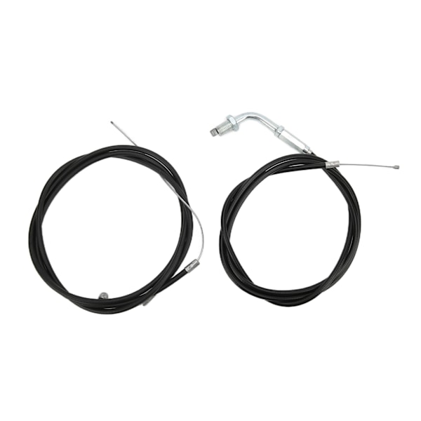 Throttle Clutch Kabel Sæt PVC Stål Høj Tæthed til 49cc 66cc 80cc Motoriseret Cykel