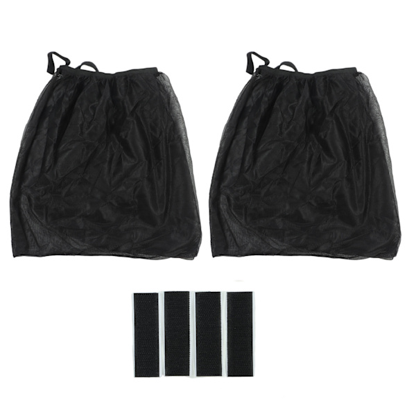 Bilfönster solskydd - Värme- och UV-skydd - Stretchy Mesh - Set med 2