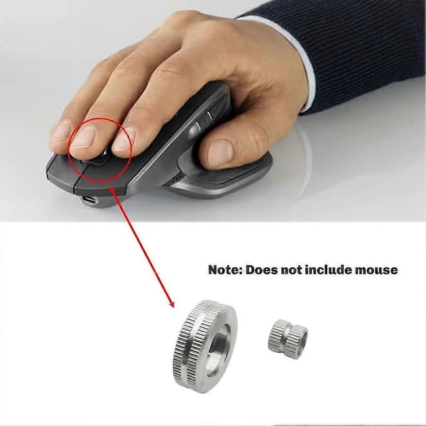 Erstatningsrullehjul for Logitech MX Master 2s hovedrull + siderull