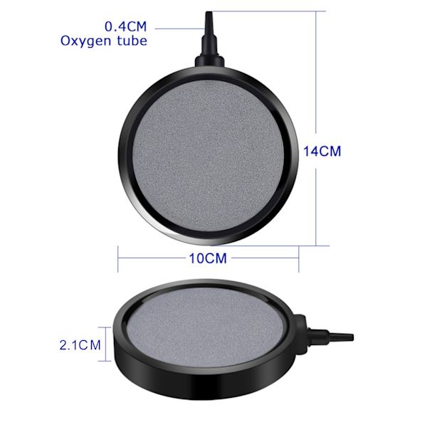 Akvarium Bobledisk / Luftdiffusor til akvarium Koi-dam 10,7 CM Damppumpe Hydroponics Dekoration