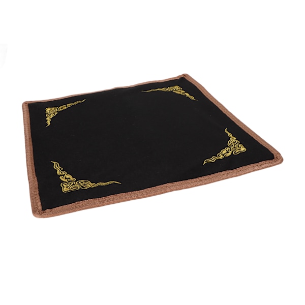 Smykke Duk Firkantet Broderi Sort og Hvid Dobbeltsidet Fløjl Duk Til Armbånd Jade Display