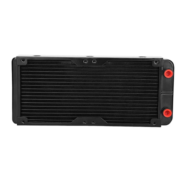 Aluminium CPU Vandkøler - 240 mm G4/1 LED Køleplade