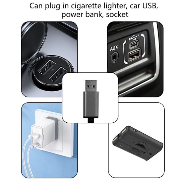 Elektrisk varmepude USB opvarmet bil sæde pude Antislip pude til bilsæder hjemmekontor stole