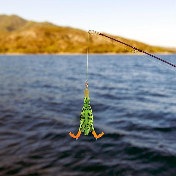 Vattenyta Artificiell Simulering Ankfiske Lure Topwater Age med Propeller för Weever Catfish