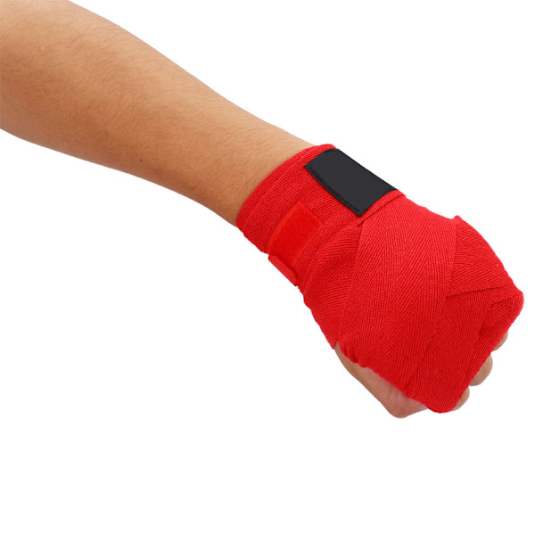 Voksne 1 par elastiske håndbindinger Håndindpakning til boksning Kickboksning Muay Thai (rød)