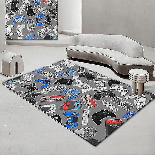 Spelkontroll Area Rug halkfri golvmatta - Sovrum inomhus utomhus barn lekmatta - 40x60cm Stil 02