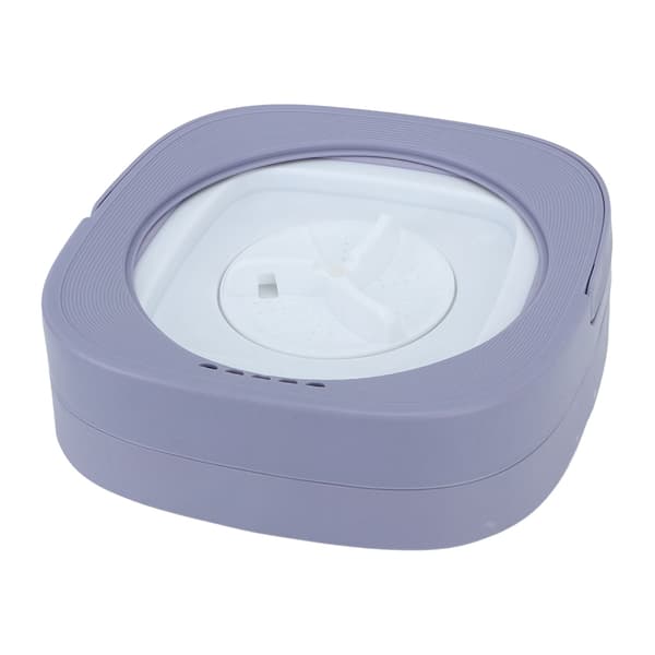Folding Washing Machine Fully Automatic Small Underwear Folding Washer for Dorm EU Plug 100‑240V Purple