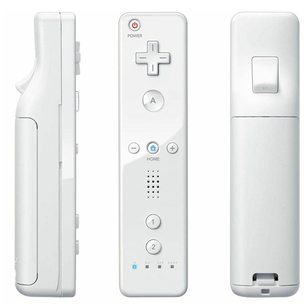 Fjernkontroll og Nunchuck Controller Set Combo kompatibel for klassiske spill