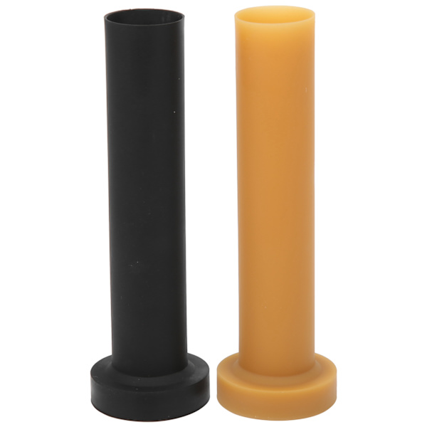 2 stk. Gummi Golf Tees Holdbare Golftræningshjælpemiddel Tee Holder Driving Range Sort Gul