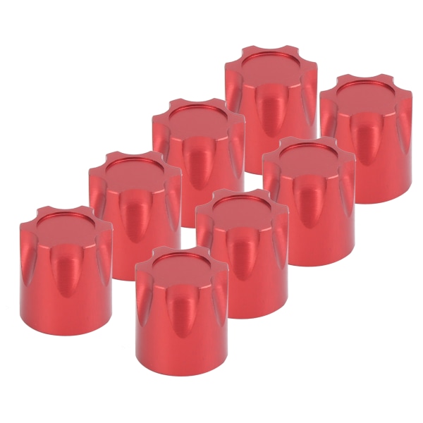 8st RC hjulfälg Center Cap Adapter M4 Mutter för Traxxas/Hsp/Axial Scx10 D90 1/10 RC CarRed