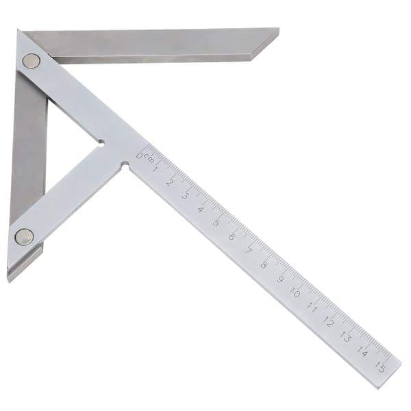 High Accuracy Center Angle Gauge Protractor Stainless Steel 45/90 Degree Angle Ruler Marking