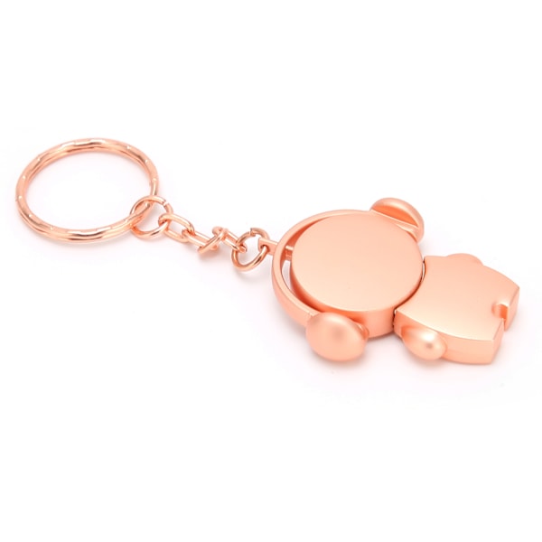 U Disk Tecknad Bil USB 2.0 Flash Drive Höghastighetsöverföring Lagringsenhet Roséguld (64GB)