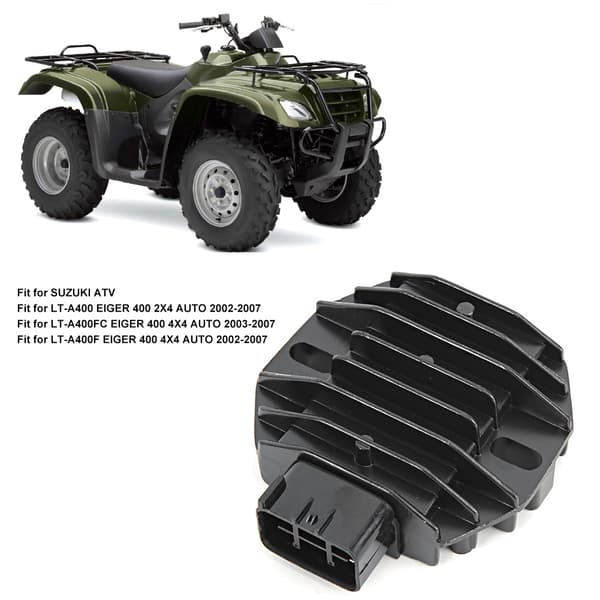 Regulator ensretter tilbehør passer til SUZUKI ATV LT A400 EIGER 400 2X4 4X4 AUTO 2002-2007