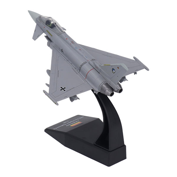 1:100 Jagerflymodel Legering Blegning-resistent Simulering i ægte skala Perfekte detaljer Flyvemodel med stabil base