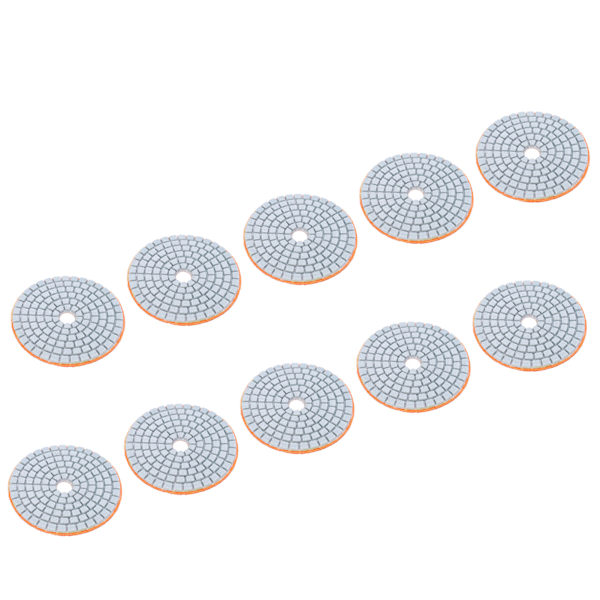 10 stk 3 tommer slibeskiver Pad polering polerdiamant til marmorbetonsten 300 mesh