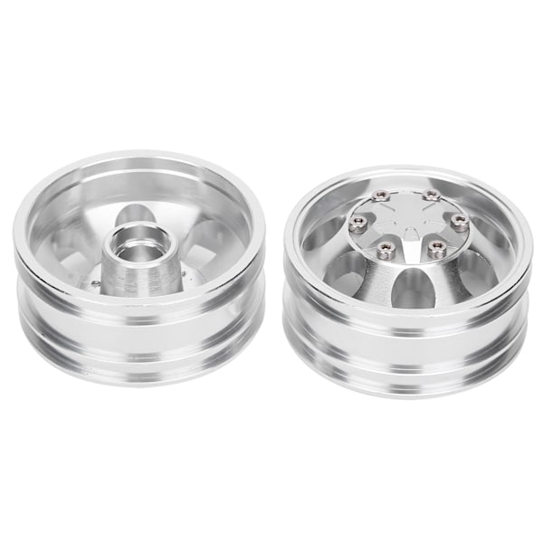 RC-perävaunun etu- ja takapyörän vanteet navalla 7 säteellä Tamiya 1/14 traktorikuorma-autolle etupyörän vanteet