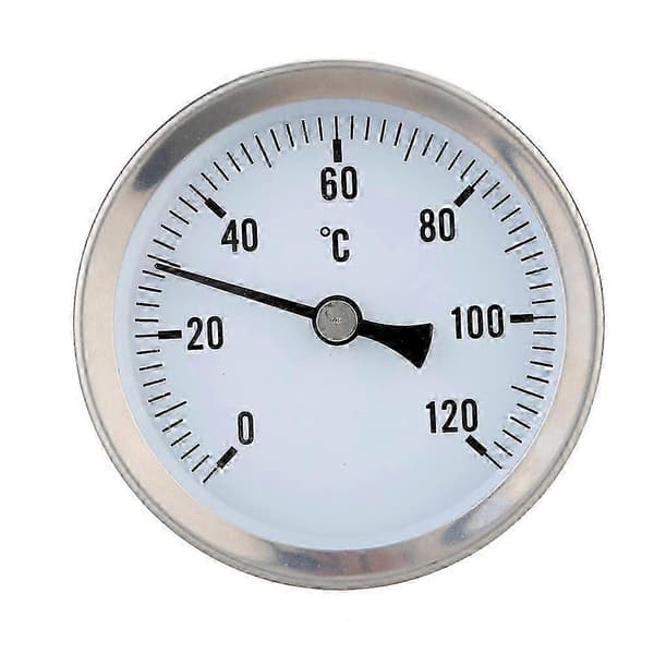 63 mm metalltermometer rørtermometer vanntett termometer Kompatibel med kjemisk industri