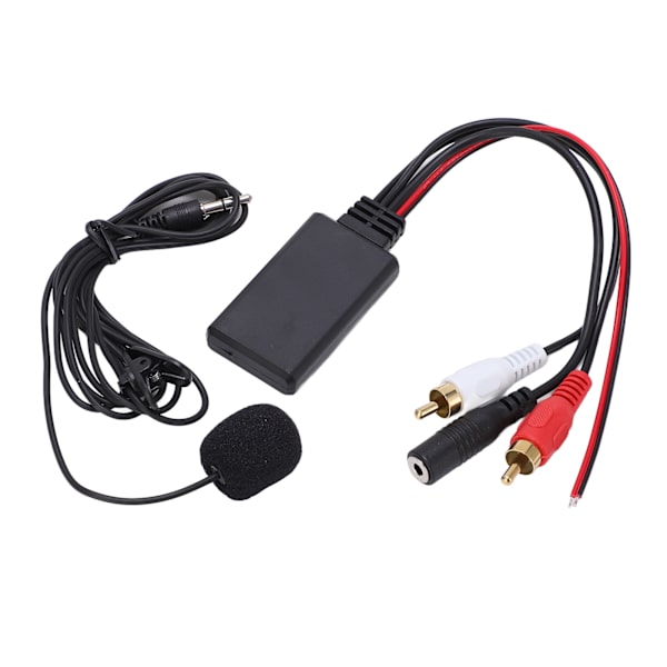 Bluetooth 5.0 AUX IN-adapter Trådløs stereokabel håndfri mikrofon Passer til Pioneer med 2RCA lydport