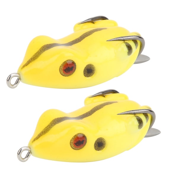2 stk 5,5 cm/11g Farverige Paljetter Kunstig Frø Fiske Lokke Hårde Lokker med Krog Fiskeudstyr Tilbehør5#