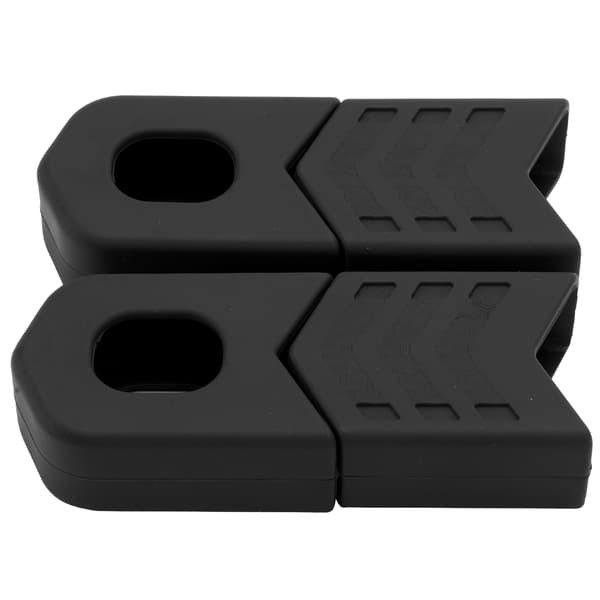 4pcs Bicycle Crank Protector Crankset Covers Silicone DH FR AM XC Bike Crank Arm Boot Protector Black