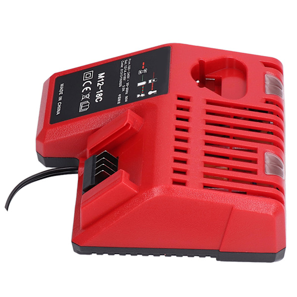 Litium-akkulaite 100–240V syöttöjännitteellä Milwaukee M12 M14 M18JP liittimelle