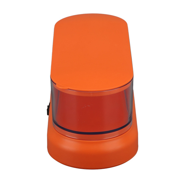 Mini rengöringsmaskin Lågbrus bärbar ultraljudsrengöring för smycken glasögon sminkborste orange