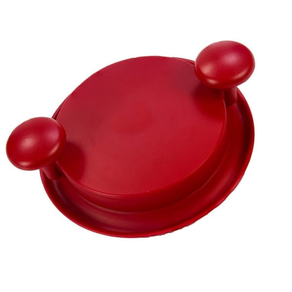 Meat Shredder Prevent Slip Base Efficient Manual Meat Shredder with Handle for Chicken Beef Red